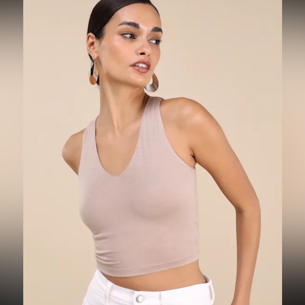 EUC Lulus Feel Like Dancing Crop Top